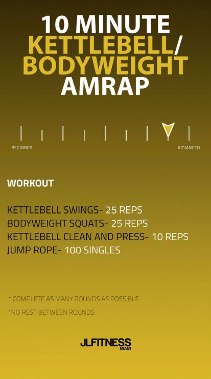As Many Rounds As Possible (AMRAP) Workout